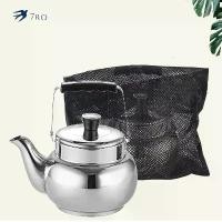 ราคา 【COD】 7R0 (พร้อมส่ง) Tea pot กาน้ำชาสแตนเลส กาต้มน้ำร้อน กาน้ำแคมป์ กาต้มน้ำแบบพกพา กาชงชา 304วัสดุสแตนเลสเกรดอาหาร (1731729228108760827)