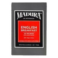 ราคา [ส่งฟรี] Madura English Breakfast 20 Tea Bags 40g มาดูร่า ชาอิงลิช เบรคฟาสต์ ขนาด 40 กรัม 1 กล่องบรรจุ 20 ซอง (1028) (1732433130322560880)