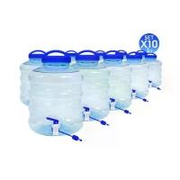 ราคา Yonglingถังน้ำดื่มพลาสติก PETเกรด Aมีก๊อกพร้อมหูหิ้ว ขนาด12ลิตร/ชุด10 ใบ (1730027324363409608)