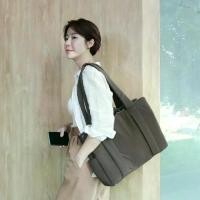 ราคา Big dog fluffy bag กระเป๋าสะพาย ไนล่อน ใบใหญ่ สีน้ำตาล Derk choc จาก WHITEOAKFACTORY (1732236790919104400)