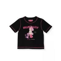 ราคา CAT Crop CATCHA x DADDY เสื้อยืด เสื้อยืดแขนสั้น เสื้อเอวลอยผู้หญิง เสื้อครอป สีดำ (1729606039447112306)