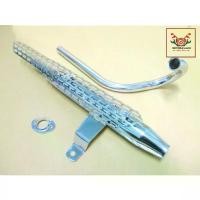 ราคา EXHAUST MUFFLER & HEADER PIPE CHROME Fit For HONDA DAX CHALY CF50 CF70 ST50 ST70 // ท่อไอเสีย ท่อยก พร้อมคอท่อ ชุบโครเมี (1732275128781997963)