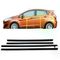 ราคา 4 ชิ้น ยางรีดนำ้ขอบกระจก ยางรีดน้ำ ยางขอบกระจก คิ้วขอบประตู for Ford Fiesta 2009-2014 (1732040186098058867)