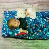 ราคา COD Stephen joseph ที่นอนเด็กแบบพกพา ยอดนิยมจากอเมริกา คุณภาพดี สัมผัสหนานุ่ม มาพร้อมหมอนและผ้าห่มเข้าชุดน่ารัก พับเป็นกระเป๋าได้ ฟรีสติ๊กเกอร์ติดชื่อ สำหรับเด็กอนุบาลใช้ที่บ้านแ (1732233924479977456)