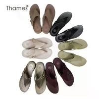 ราคา Thames รองเท้าแตะส้นแบน รองเท้าแตะแบบหนีบ Shoes - SB31229 (1732244182685942796)