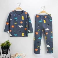 ราคา ชุดนอนเด็กผู้ชาย ชุดนอนเด็กผู้หญิง ลายการ์ตูน แขนยาวขายาว ผ้าคอตตอนผสมสเปนเด็กซ์ ผ้านิ่มเด้ง ใส่สบาย ไซส์ 100-160ชุดนอนเด็ก children's sleepwear (1732286687711169074)