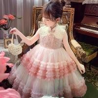 ราคา ชุดเด็กผู้หญิง, ชุดฤดูร้อน, 2025 มาใหม่, ชุดเดรส Tulle อ้วนนางเงือกเจ้าหญิงสำหรับเด็ก, ชุดเสื้อกั๊ก Cheongsam สาวน้อย (1731734025769879484)