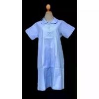 ราคา CODชุดคลุมท้อง สีฟ้า ริ้วขาว ชุดเดรส ชุดทำงาน พยาบาล โรงพยาบาล สาธารณสุขTikTok (1731376540798191344)