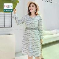 ราคา (LX0216) ชุดเดรส สาวอวบ แม็กซี่เดรส กระดุมด้านหน้าจริง ลายพิมพ์สวยๆ หวานๆมาเลยจ้า เนื้อผ้าใส่สบาย และมีซับใน ช่วงเอวเป็นยางยืดใส่สบาย (1731265456101100224)