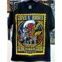 ราคา NTS 379 Guns N Roses GNR คอนเสิร์ต LIVE IN BANGKOK เสื้อยืด ROCK ลายวงดนตรี ซิลค์สกรีน คอตตอนหนานุ่ม สีดำ S M L XL XXL จัดส่งฟรี กทม (1731800599963600575)