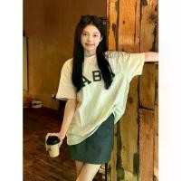 ราคา เสื้อยืด แบรนด์เนมแท้ อินเทรนด์ และใหม่ คอลเลคชั่นฤดูร้อน คอกลม แขนสั้น ทรงหลวม สไตล์อเมริกันสไตล์สตรีท ดีไซน์ ABC (1731991667564905704)