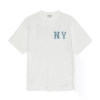 ราคา เสื้อยืด Unisex MLB รุ่น 3ATSB1053 50IVS สีขาวงาช้าง เสื้อยืด Coopers Over Fit Unisex NEW YORK YANKEES (1732380381717038633)
