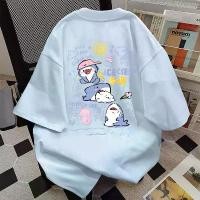 ราคา UT shop เสื้อยืดOversize "Shark" t shirt cotton100% เสื้อยืดแขนสั้น น่ารัก พิมพ์ลาย ทรงหลวม แฟชั่นเกาหลีV2025 สินค้าดี (1731860138158032361)