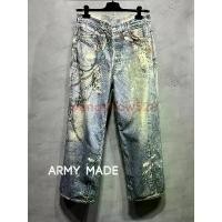 ราคา กางเกงยีนส์พิมพ์ลาย 3 มิติ, Unisex, สไตล์ AS 1981, แบรนด์อินเทรนด์, กระเป๋ากางเกงหลวมและตรง, กางเกงลำลอง, พร้อมโซ่, กระเป๋าพิมพ์ลายโคลนหมึกกระเด็น กางเกงยีนส์ บุหงา กางเกงยีนส์ป้ (1731906221789120356)