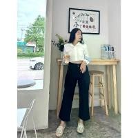 ราคา กางเกงยีนส์ รหัส P54 ทรงกระบอกขาเต่อสีดำสนิท เอว25-40นิ้วป้ายPunnyJeans จัดส่งจากกทม (1731773033756460326)