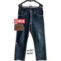 ราคา กก19 มือสองมีขาด ตำหนิตามรูปภาพ EDWIN กางเกงยีนส์ 503 FLEX w30 เอ็ดวิน สินค้าแนะนำ (1731763868438005194)