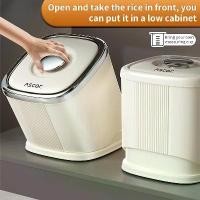 ราคา กล่องเก็บข้าว, เครื่องจ่ายซีเรียลแบบปิดสนิทพร้อมหัวเข็มขัด, ป้องกันแมลง, ภาชนะใส่ธัญพืชและอาหาร, ที่เก็บของในครัว, ปิดผนึกระดับไฮเอนด์ กางเกงขาสั้น ไม้แขวนเสื้อไม้ 8 ตะขอ สีน้ำตา (1731725527071950189)