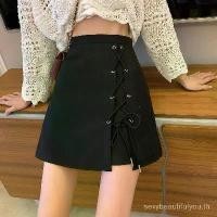 ราคา ใหม่ กระโปรงเอวสูง กระโปรงสั้นสีดำ กางเกงขาสั้น สีดำ ยางยืดเอวสูง พลัสไซส์รุ่นใหม่สำหรับผู้หญิง COD (1731875376553887740)