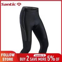 ราคา กางเกง 3/4 ผู้ชาย Santic ตาข่ายระบายอากาศ เหมาะสำหรับฤดูใบไม้ผลิและฤดูร้อน กางเกงขาสั้นปั่นจักรยาน 3/4 กางเกงขาสั้น 4D บุนวม แห้งไว เหมาะสำหรับกิจกรรมกลางแจ้ง เช่น MTB และนักขี่จักรยานเสือหมอบ [COD] (