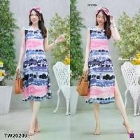ราคา The Perfect Ladies ชุดเซ็ท SET 3 ชิ้น มัดย้อม เสื้อแขนกุดลายมัดย้อม + กางเกงขาสั้น กับโบว์แยกชิ้น .. สินค้าขายดี (1731764147446318701)