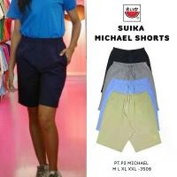ราคา เสื้อแตงโม (SUIKA) - กางเกงขาสั้น เอวยางยืดตัดต่อข้าง ( PT.P3-MICHAEL ) แนะนำ (1731781993999206143)