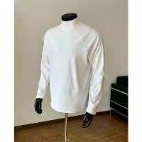ราคา เสื้อฐานครึ่งคอเต่า สีขาว สำหรับผู้ชาย ฤดูใบไม้ร่วงและฤดูหนาว เสื้อยืดแขนยาว ทรงสลิมฟิต ยางยืด เสื้อสเวตเตอร์ Raglan ชั้นใน คอเล็ก อินเทรนด์ (1731657801017886101)