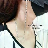 ราคา สร้อยคอ//ทำเป็นสายคล้องแมสนะโม เงินแท้ 92.5 (1731880389655103727)