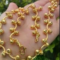 ราคา สร้อยคอ3-ข้อมือ1ลวดลายดอกเข็มงานเนื้อนอกทองเนื้อในทองเนื้อทราย สวยมาก งานคัดเกรด ฟรีตะขอ (1732240106784130664)