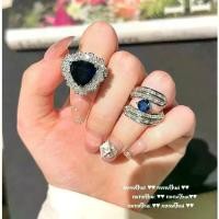 ราคา แหวนพลอย, พลอยสีน้ำเงินของศรีลังกา, สไตล์โบราณ, ชุบทอง 18K, เซอร์โคเนียบานใหญ่-กะรัต, สร้อยคอ (1731926854670321594)