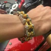 ราคา [COD] สร้อยข้อมือ โซ่ โซ่ใหญ่ bigbike จักรยาน สองกษัติรย์ สแตนเลสแท้ stainless 316l กำไล โซ่ โซ่ข้อมือ ข้อมือ สร้อย กำไลโซ่ (1732326848866518488)