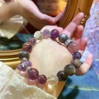 ราคา สร้อยข้อมือไฟสีม่วง, ปีเกิดเก้าปี, สำหรับผู้หญิง, หินคริสตัลผีสีม่วงธรรมชาติ, ขายดีที่สุด Xiaohongshu, สร้อยข้อมือ Douyin (1732409739282384705)