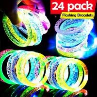ราคา สร้อยข้อมือ LED เรืองแสง 24 ชิ้น เรืองแสงในที่มืด เหมาะสำหรับงานปาร์ตี้ ของขวัญวันเกิดและฮาโลวีน ของเล่นสำหรับเด็กผู้หญิง เครื่องประดับเรืองแสง สร้อยข้อมือ เรืองแสง (1731839579084392332)