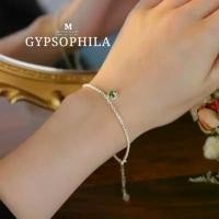 ราคา ของแท้ 100% MEETพร้อมส่ง กำไลเงิน Gypsophila กำไลเงิน925 สร้อยข้อมือปรับได้ ข้อมือพลอย กำไลแฟชั่น สร้อยข้อมือ (1732096218406553047)