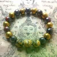 ราคา 【​สินค้าขายดีอันดับ 1】 สร้อยข้อมือ​ ประคำมือ​ สร้อยประคำข้อมือ​ เม็ดประคำ​ 10 มิล​ เหล็กไหลทองปลาไหล​ เหล็กไหลไพลดำ ประคำสมเด็จม้วน​ ลงรัก​ปิดทอง​ แร่ดูดทรัพย์​ สมเด็จโต​ มีพลัง​ (1732146615962011302)