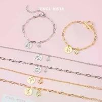 ราคา zodiac bracelet สร้อยข้อมือ จี้ 12 ราศี แนะนำ (1731739413871429174)
