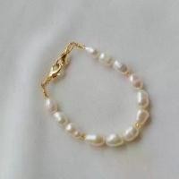 ราคา สร้อยข้อมือ ห้อยตะกรุด ไข่มุกแท้ 5-6มิล Pearls Bracelet ไข่มุกน้ำจืด ขาย ร้อน (1732319239371523471)