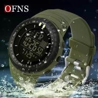 ราคา นาฬิกาดิจิตอล, แบรนด์ OFNS, สำหรับผู้ชาย, นาฬิกาสปอร์ต, อิเล็กทรอนิกส์ LED, นาฬิกาข้อมือชาย, นาฬิกากันน้ำ, 6071, นาฬิกา (1730929670885902544)