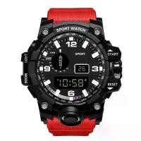 ราคา นาฬิกาสปอร์ตดิจิตอลสำหรับผู้ชาย ดีไซน์ซามูไร สายยางสีดำ หน้าปัดกลม พร้อมนาฬิกาปลุก ตัวจับเวลา ปฏิทิน เวลาโลก เหมาะสำหรับสวมใส่ทุกวันและกิจกรรมกลางแจ้ง อิเล็กทรอนิกส์ ทันสมัย (1731772773803853203)