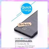 ราคา พาวเวอร์แบงค์ PINENG pn962 ความจุ 20000mAh ชาร์จเร็ว 3.0 พอร์ต USB 3 ช่อง ชาร์จ 3 อินพุตและ 3 เอาต์พุต (1730542102261893411)