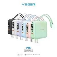 ราคา Veger แบตสำรอง รุ่น P15 Power Bank 15,000 mAh QC 3.0 พาวเวอร์แบงค์ ชาร์จไว (1729713603456567933)