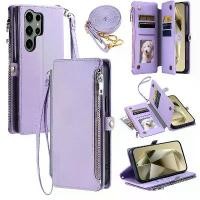 ราคา เคสโทรศัพท์, เข้ากันได้กับ Samsung Galaxy S24 Ultra/S25/S23/FE, กระเป๋าสตางค์หนังหรูหราพลิก, กระเป๋าใส่เหรียญ, กันกระแทก, เคสป้องกันสโทรศัพท์ (1732443225659770550)