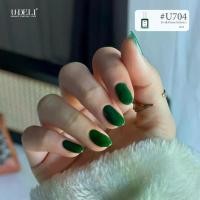 ราคา [เก็บเงินปลายทาง] สีทาเล็บกึ่งเจล สีทาเล็บ U-DELI U-704 ยาทาเล็บ สีเขียว เรียบหรู ไม่ต้องอบ Pigmetแน่น สีสวย สีทาเล็บสีเขียวมรกต ไร้กลิ่นฉุน (1732317599135270308)