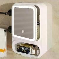 ราคา ตู้เก็บของในห้องน้ำติดผนัง DOCOXO พร้อมประตูกระจก ไม่ต้องเจาะ กาว กันน้ำ กันฝุ่น ออแกไนเซอร์พลาสติก หลายชั้น โต๊ะเครื่องแป้ง ห้องครัว อ่างอาบน้ำ ประหยัดพื้นที่ ตู้สีขาว (1732361261632096046)