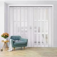 ราคา ประตูพับ PVC ฉากกั้นห้อง ประตูบานเลื่อน DIY ฉากกั้นเครื่องปรับอากาศ ห้องครัว ห้องน้ํา ฉากกั้นระเบียง สปอตสินค้า (1732308640604456861)