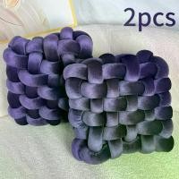 ราคา หมอนอิงตกแต่ง 2 ชิ้น ชุดกำมะหยี่สีทอง ทอมือ ดีไซน์ปมทรงสี่เหลี่ยม เหมาะสำหรับห้องนั่งเล่น หน้าต่าง ห้องนอน โซฟา เก้าอี้ และเตียง เข่ง ปลาทู พลาสติก 8 นิ้ว (1732326574030489524)