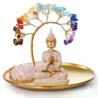 ราคา พระพุทธรูป, ต้นไม้จักระ, ขนาดเล็ก, นั่งทำสวนแกะสลัก, งานฝีมือ, เหมาะสำหรับการทำสมาธิ, นั่ง, ตกแต่งเดสก์ท็อปที่บ้านและสำนักงาน, ตกแต่งห้องโยคะ, เครื่องประดับสวน Zen, เหมาะสำหรับห้ (1732259398617105690)