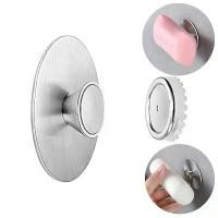 ราคา ที่วางสบู่แม่เหล็กสแตนเลส, 1 ชิ้น, ห้องน้ำ, ติดผนังแบบไม่มีรูพรุน, ชั้นวางสบู่, ตะขอแขวนผนัง, ชั้นวางท่อระบายน้ำ (1732087713703101968)