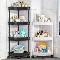 ราคา ชั้นวางห้องน้ำแบบตั้งพื้น แบบพกพา ไม่ต้องเจาะ ชั้นวางเข้ามุมห้องน้ำ สามเหลี่ยม ห้องน้ำ ชั้นวางของในห้องน้ำ (1731689046153397545)