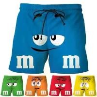 ราคา กางเกงขาสั้นชายหาดช็อคโกแลตถั่ว, อาหาร M & M, การ์ตูนพิมพ์ 3 มิติตลก, กางเกงขาสั้นสุดเท่, เหมาะสำหรับการว่ายน้ำ (1732014378157901907)