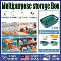 ราคา กล่องเก็บของทรงสี่เหลี่ยมผืนผ้าพลาสติกอเนกประสงค์ความจุขนาดใหญ่, Ikea Muji, เหมาะสำหรับสำนักงาน, ของว่าง, ห้องครัว, แต่งหน้า, กล่องเก็บของตั้งโต๊ะ, สต็อกพร้อม, (1732289084638135803)